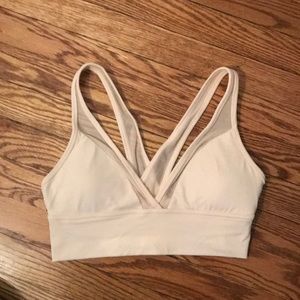 light pink aerie sports bra